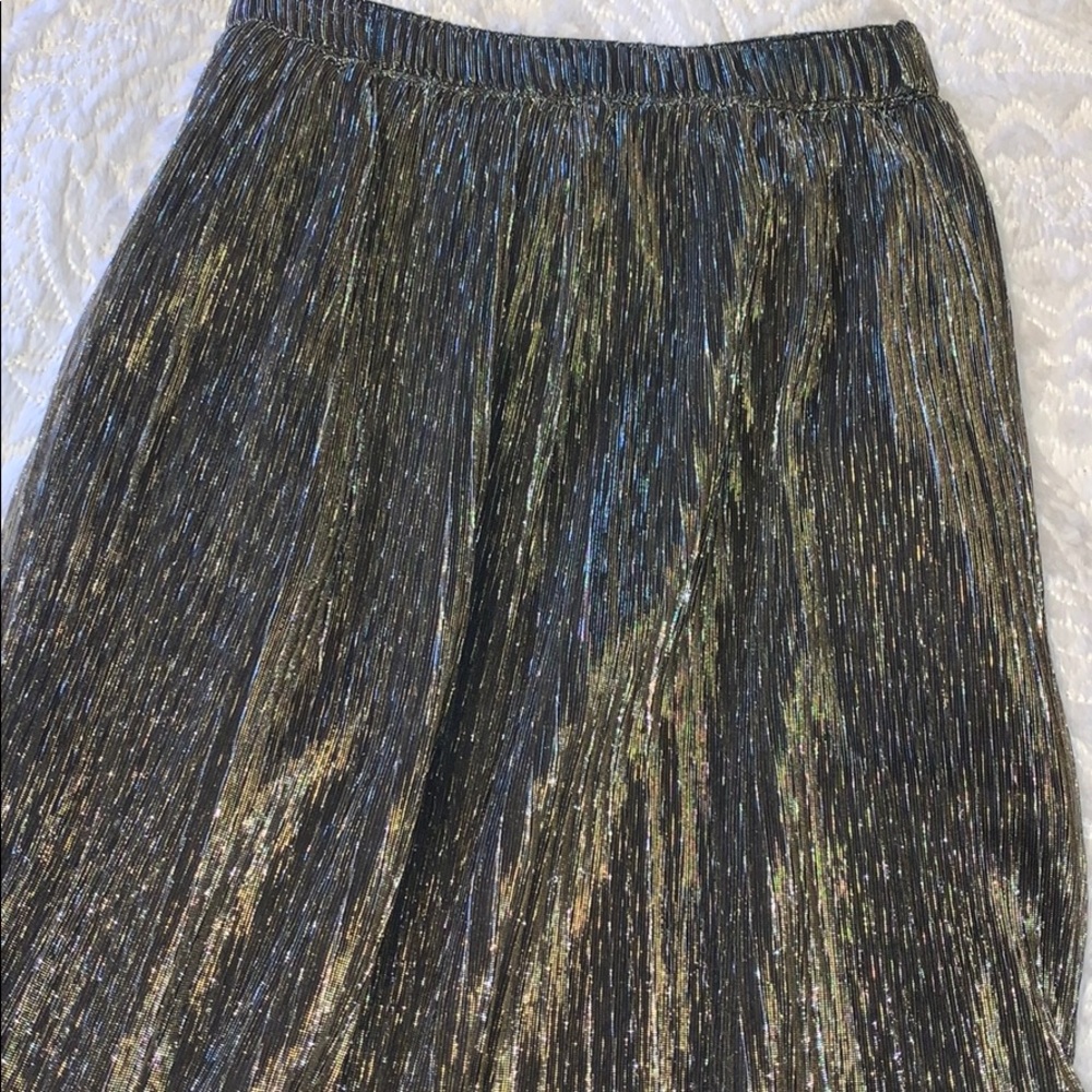 Metallic midi skirt - Picture 4 of 5